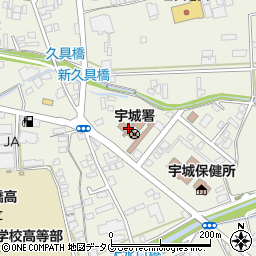 宇城地区交通安全協会周辺の地図