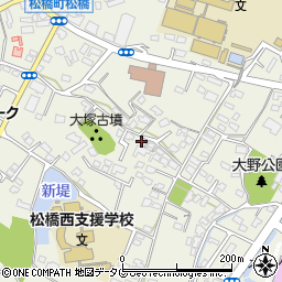 熊本県宇城市松橋町松橋380周辺の地図
