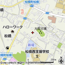 熊本県宇城市松橋町松橋351周辺の地図