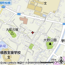 熊本県宇城市松橋町松橋385-6周辺の地図