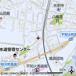 熊本県宇城市不知火町高良2508-1周辺の地図