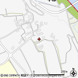 熊本県下益城郡美里町中郡747-1周辺の地図