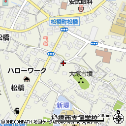 熊本県宇城市松橋町松橋370-9周辺の地図