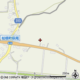 熊本県宇城市松橋町萩尾482-4周辺の地図