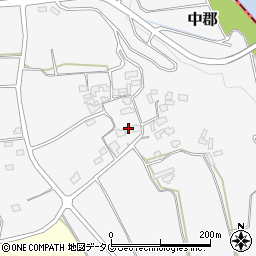 熊本県下益城郡美里町中郡702周辺の地図
