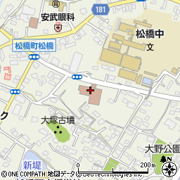 宇城市保健福祉センター周辺の地図