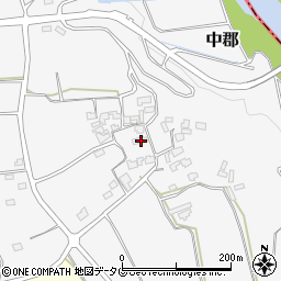 熊本県下益城郡美里町中郡707周辺の地図