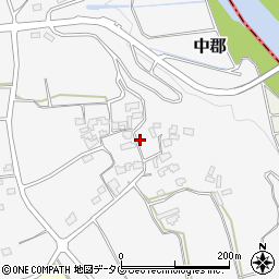 熊本県下益城郡美里町中郡742周辺の地図