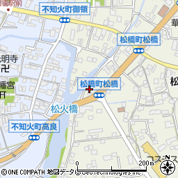 熊本県宇城市松橋町松橋118-4周辺の地図