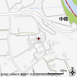 熊本県下益城郡美里町中郡724-1周辺の地図