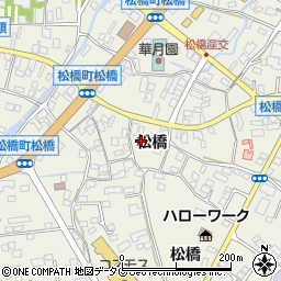 熊本県宇城市松橋町松橋1083周辺の地図