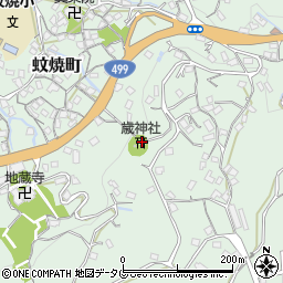 歳神社周辺の地図