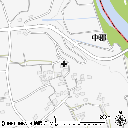 熊本県下益城郡美里町中郡731周辺の地図