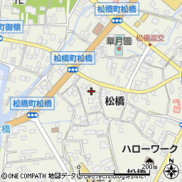 熊本県宇城市松橋町松橋1098周辺の地図