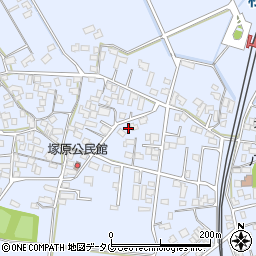 熊本県宇城市不知火町高良255-1周辺の地図