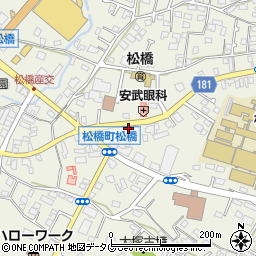熊本県宇城市松橋町松橋503-1周辺の地図