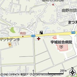 セブンイレブン宇城松橋南田店周辺の地図
