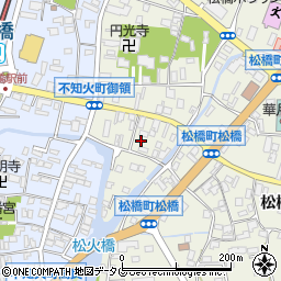 熊本県宇城市松橋町松橋1156周辺の地図