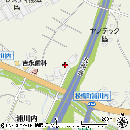 熊本クミアイプロパン株式会社城南ＬＰガス配送センター周辺の地図