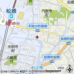 熊本県宇城市松橋町松橋1178周辺の地図