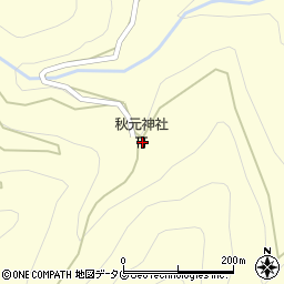 秋元神社周辺の地図