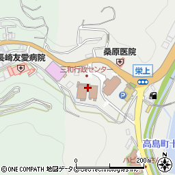 長崎市三和公民館周辺の地図