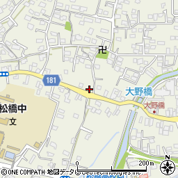 熊本県宇城市松橋町松橋1759周辺の地図