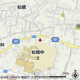 熊本県宇城市松橋町松橋536-2周辺の地図