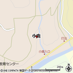 〒861-4634 熊本県上益城郡甲佐町小鹿の地図