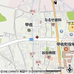 熊本県上益城郡甲佐町岩下周辺の地図