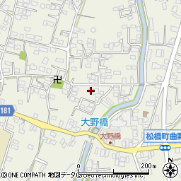 熊本県宇城市松橋町松橋1858-5周辺の地図