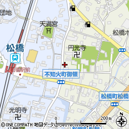 熊本県宇城市松橋町松橋1256周辺の地図