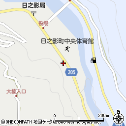 宮崎県西臼杵郡日之影町岩井川3451周辺の地図