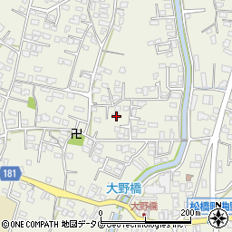 熊本県宇城市松橋町松橋1798-1周辺の地図