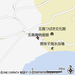 香珠子五島椿物産館周辺の地図