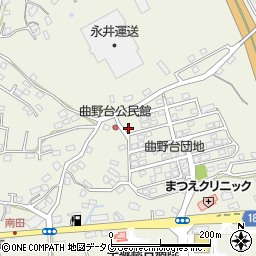 熊本県宇城市松橋町曲野2108-113周辺の地図