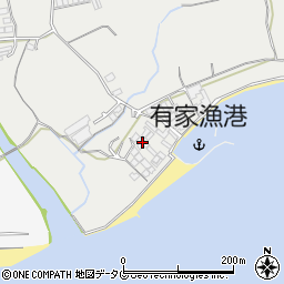 長崎県南島原市有家町中須川777周辺の地図