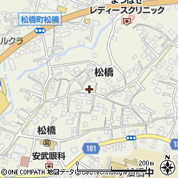 熊本県宇城市松橋町松橋654周辺の地図