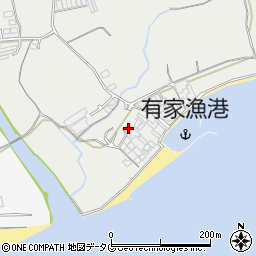 長崎県南島原市有家町中須川786周辺の地図