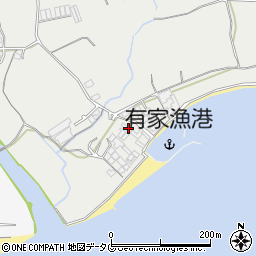 長崎県南島原市有家町中須川783周辺の地図