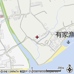 長崎県南島原市有家町中須川792周辺の地図