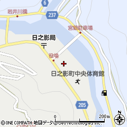 宮崎県西臼杵郡日之影町岩井川3398周辺の地図