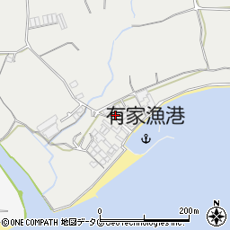 長崎県南島原市有家町中須川844周辺の地図