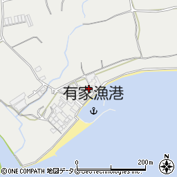 長崎県南島原市有家町中須川847-2周辺の地図