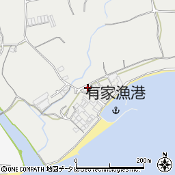 長崎県南島原市有家町中須川843周辺の地図