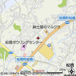肥後銀行松橋支店周辺の地図