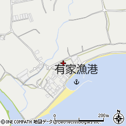 長崎県南島原市有家町中須川845周辺の地図