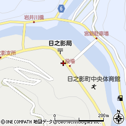 宮崎県西臼杵郡日之影町岩井川3390周辺の地図