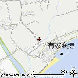 長崎県南島原市有家町中須川823周辺の地図