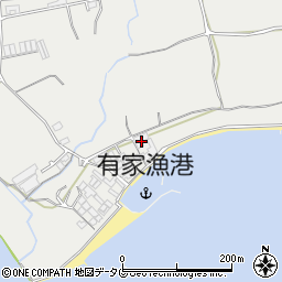 長崎県南島原市有家町中須川92周辺の地図